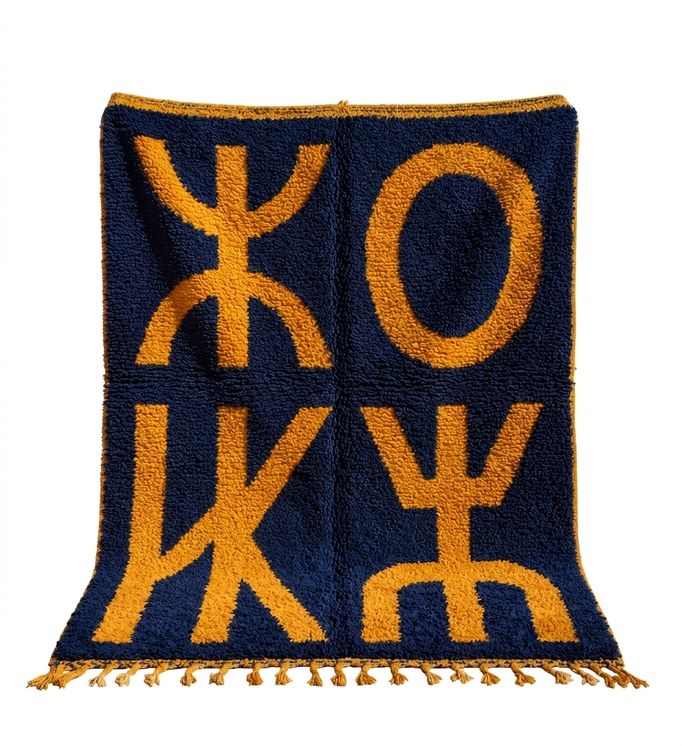 Tapis Tifinagh Moderne Amazigh